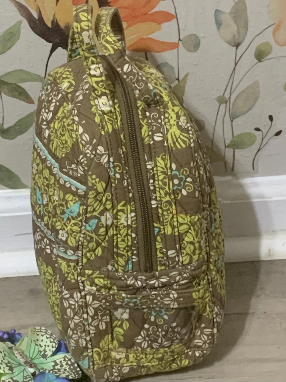 💎 Vera Bradley Sittin In A Tree Let’s Do Lunch Lunchbox Quilted Floral Print
